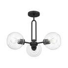 Visual Comfort Studio Canada - 7755703-112 - Three Light Semi-Flush Mount - Codyn - Midnight Black