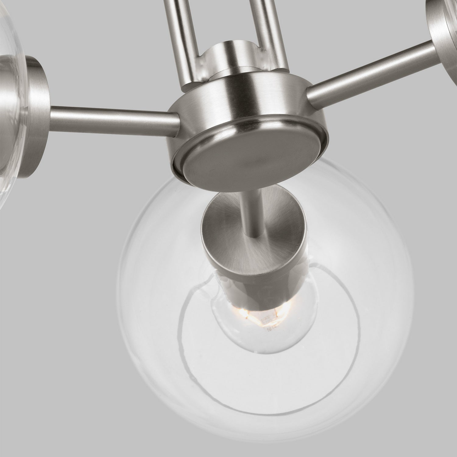 Visual Comfort Studio Canada - 7755703-962 - Three Light Semi-Flush Mount - Codyn - Brushed Nickel