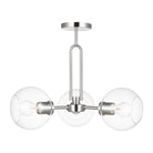 Visual Comfort Studio Canada - 7755703-962 - Three Light Semi-Flush Mount - Codyn - Brushed Nickel
