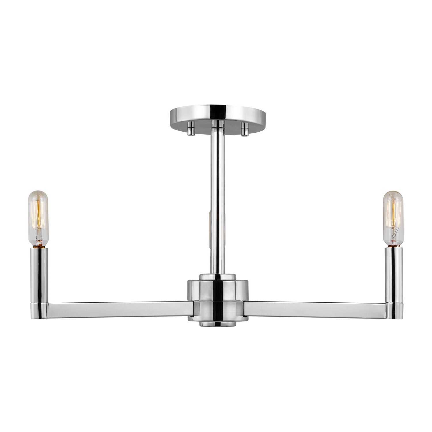 Visual Comfort Studio Canada - 7764203-05 - Three Light Semi-Flush Mount - Fullton - Chrome