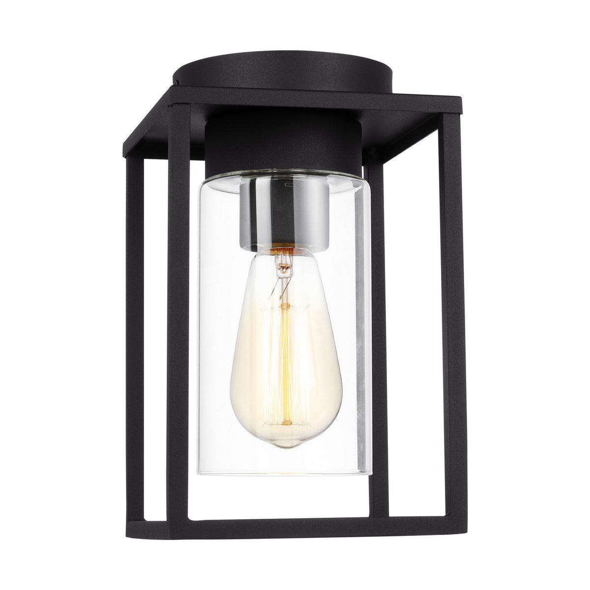 Visual Comfort Studio Canada - 7831101-12 - One Light Outdoor Flush Mount - Vado - Black