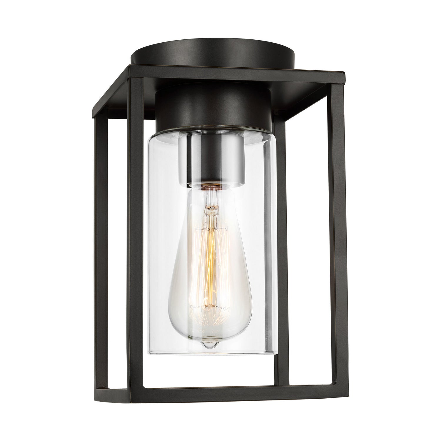 Visual Comfort Studio Canada - 7831101-71 - One Light Outdoor Flush Mount - Vado - Antique Bronze