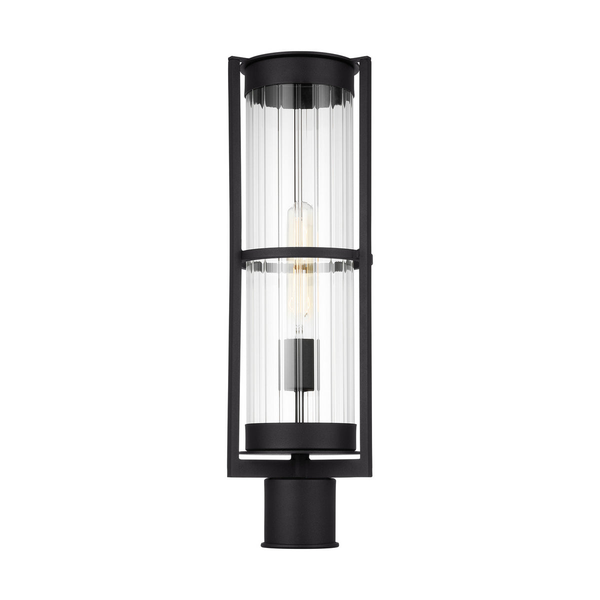 Visual Comfort Studio Canada - 8226701-12 - One Light Outdoor Post Lantern - Alcona - Black