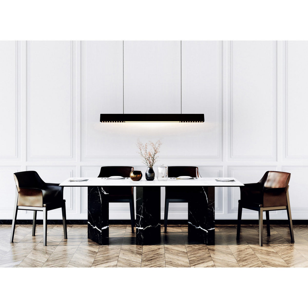 CWI Lighting Canada - 1701P45-B-101 - LED Chandelier - Pienza - Black