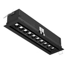 Dals - MSL10G-CC-BK - Ten Light Microspot Adjustable Recessed Down Light - PinPoint - Black