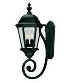 Montreal Lighting & Hardware 5-1301-BK Wakefield Two Light Wall Lantern