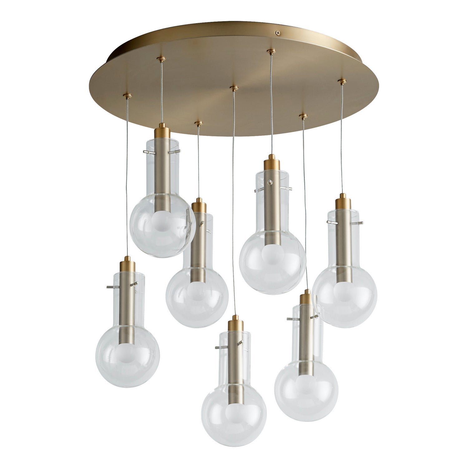 Cyan Canada - 11396 - LED Suspension - Primo - Laiton vieilli
