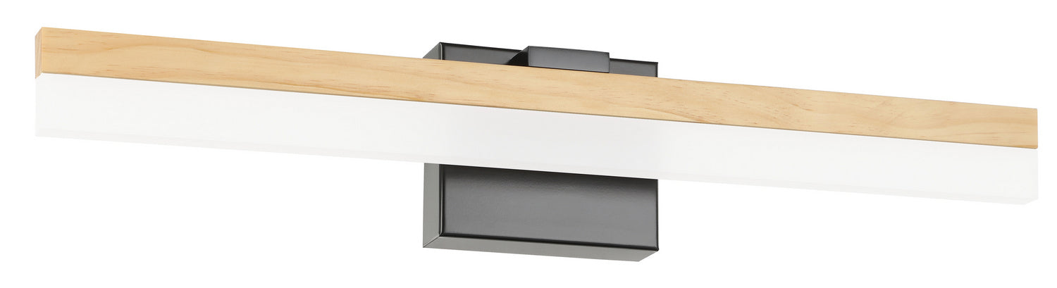 Eglo Canada - 205525A - Applique murale LED pour salle de bain/lavabo - Palmital - Bois naturel