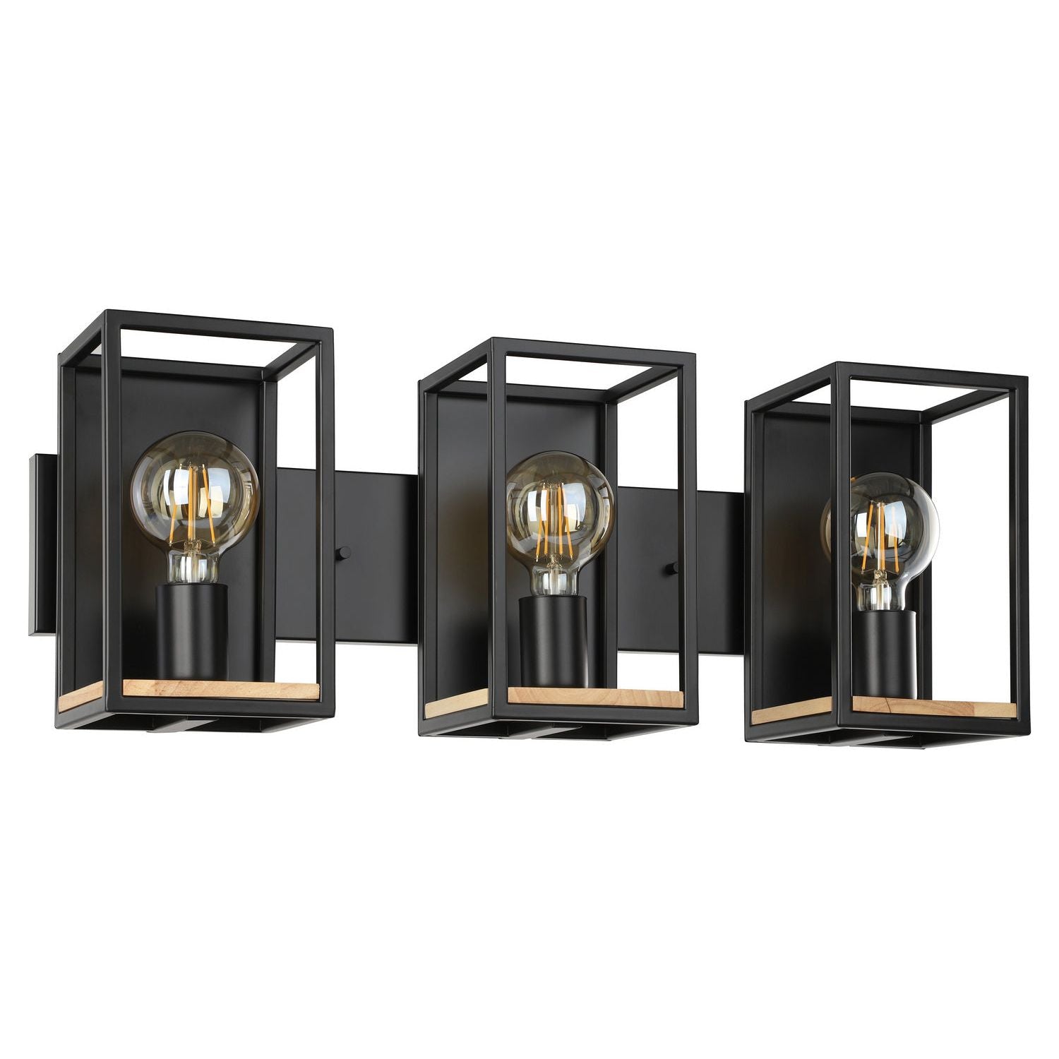 Eglo Canada - 205363A - Three Light Vanity - Libertad - Matte Black