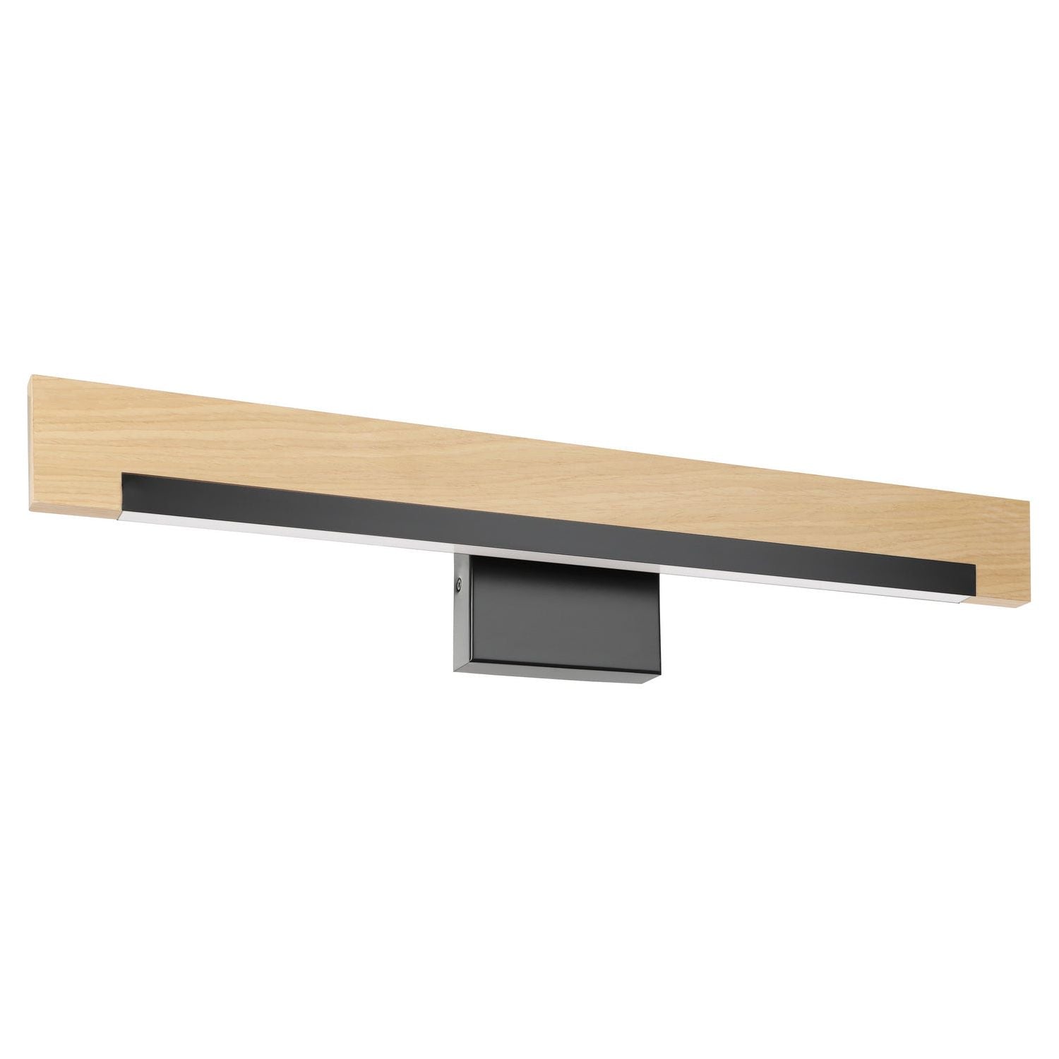 Eglo Canada - 205523A - LED Vanity - Camacho - Matte Black & Wood