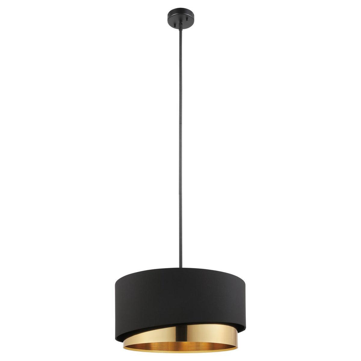 Eglo Canada - 39925A - One Light Pendant - Manderline - Black