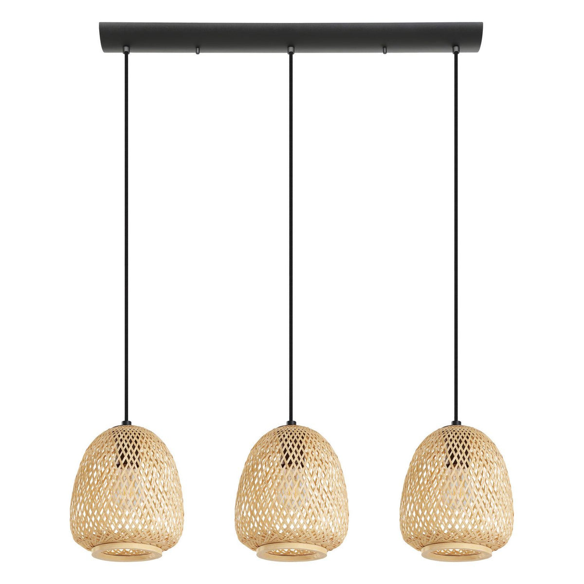 Eglo Canada - 43262A - Three Light Suspension - Dembleby - Black