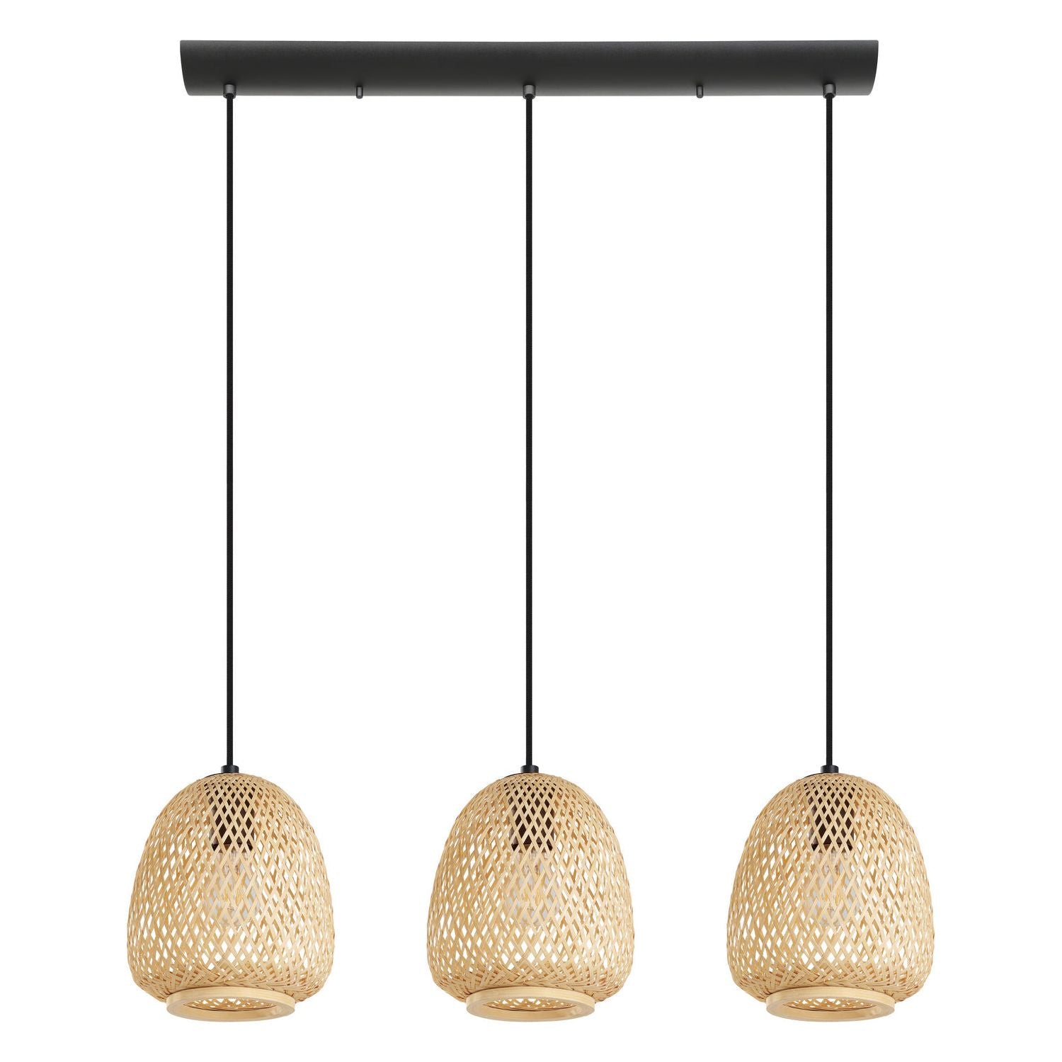 Eglo Canada - 43262A - Three Light Suspension - Dembleby - Black