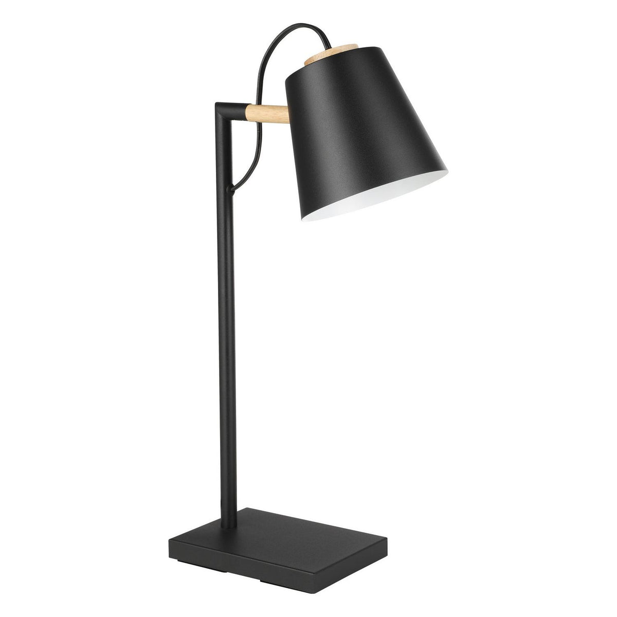 Eglo Canada - 43613A - One Light Table Lamp - Lacey - Black & Wood