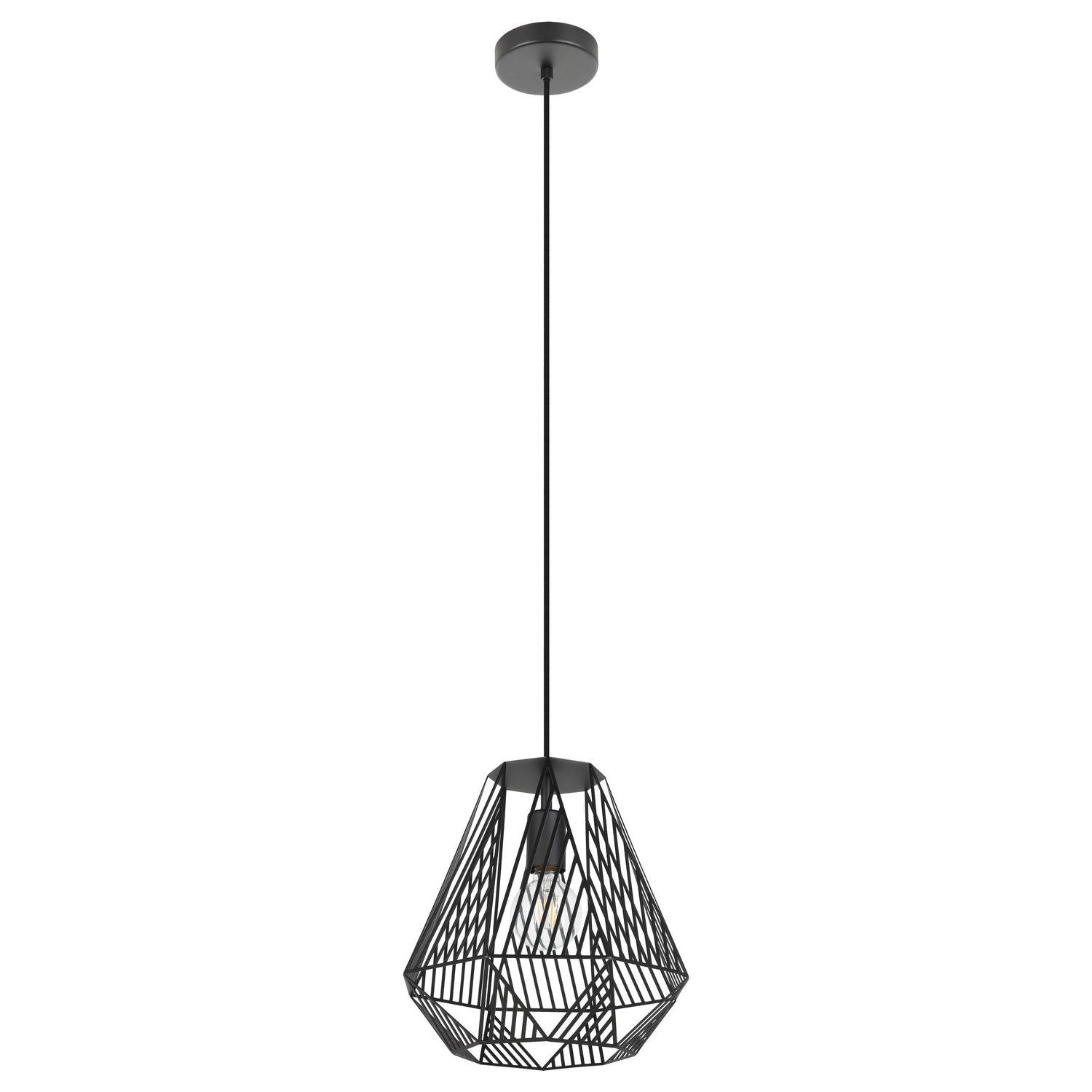 Eglo Canada - 43692A - One Light Suspension - Stype - Black