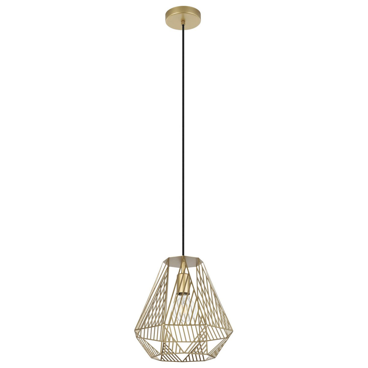 Eglo Canada - 43695A - One Light Suspension - Stype - Gold
