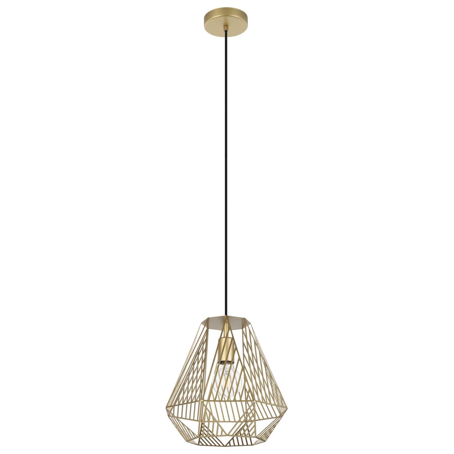 Eglo Canada - 43692A - One Light Suspension - Stype - Black