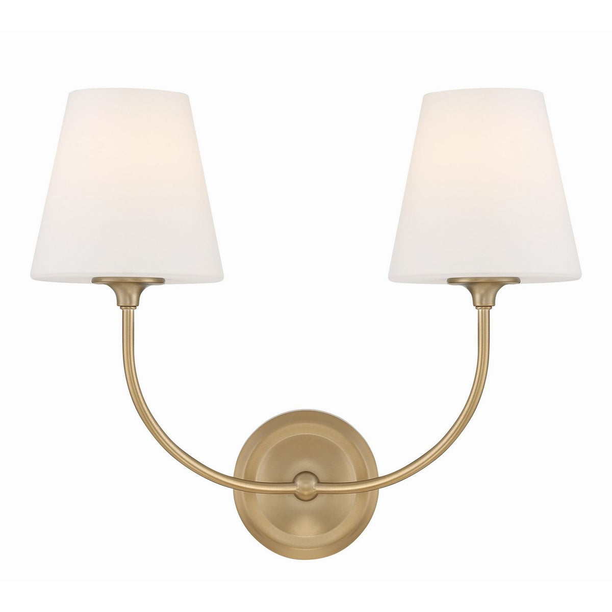 Crystorama - 2442-OP-VG - Two Light Wall Sconce - Sylvan - Vibrant Gold