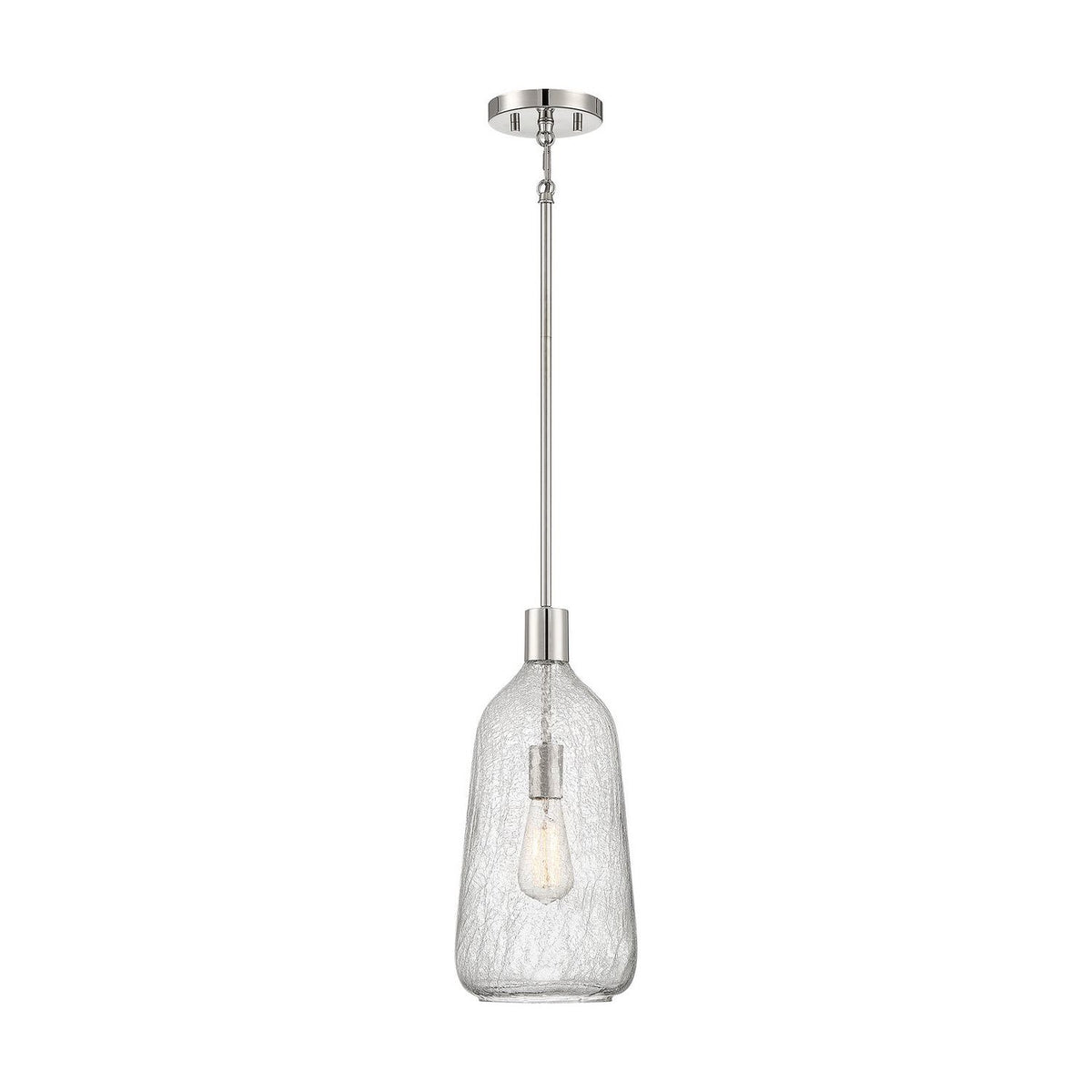Lighting One E - V6-L7-4801-1-109 - One Light Pendant - Adair - Polished Nickel
