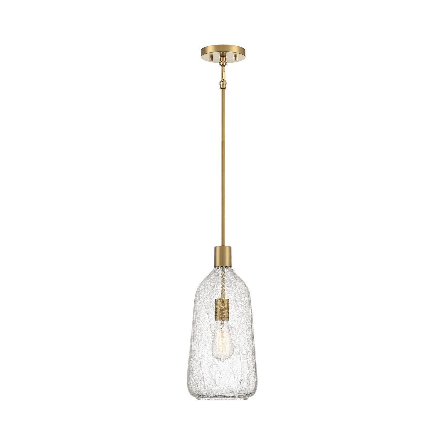 Lighting One E - V6-L7-4801-1-322 - One Light Pendant - Adair - Warm Brass