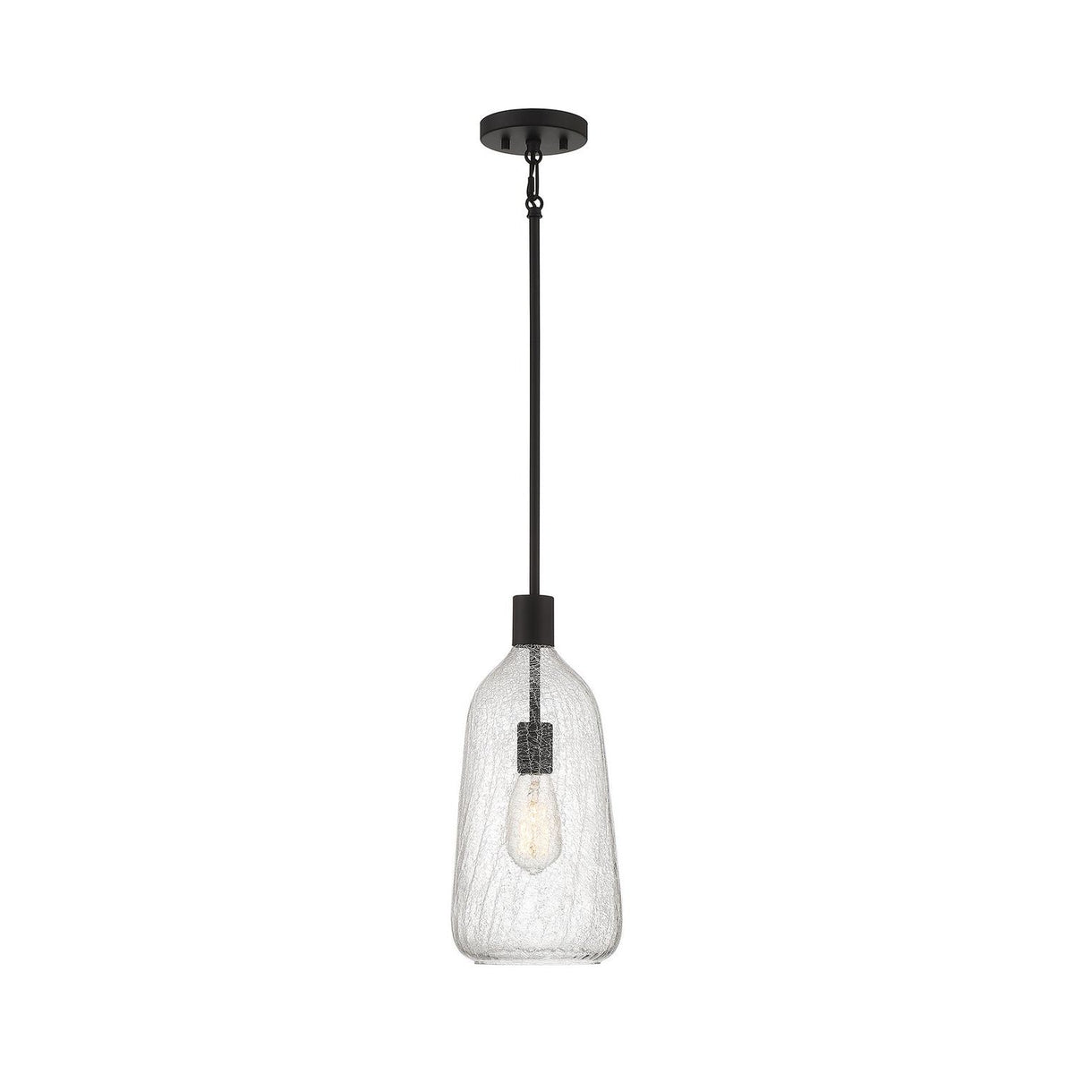 Lighting One E - V6-L7-4801-1-89 - One Light Pendant - Adair - Matte Black