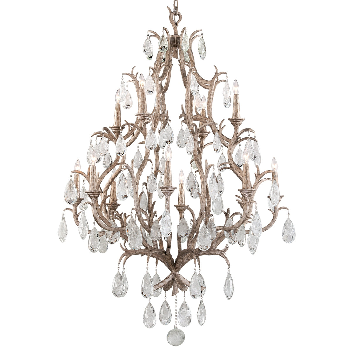 Corbett Lighting Canada - 163-712-SGL - 12 Light Chandelier - Amadeus - Stria Gold Leaf