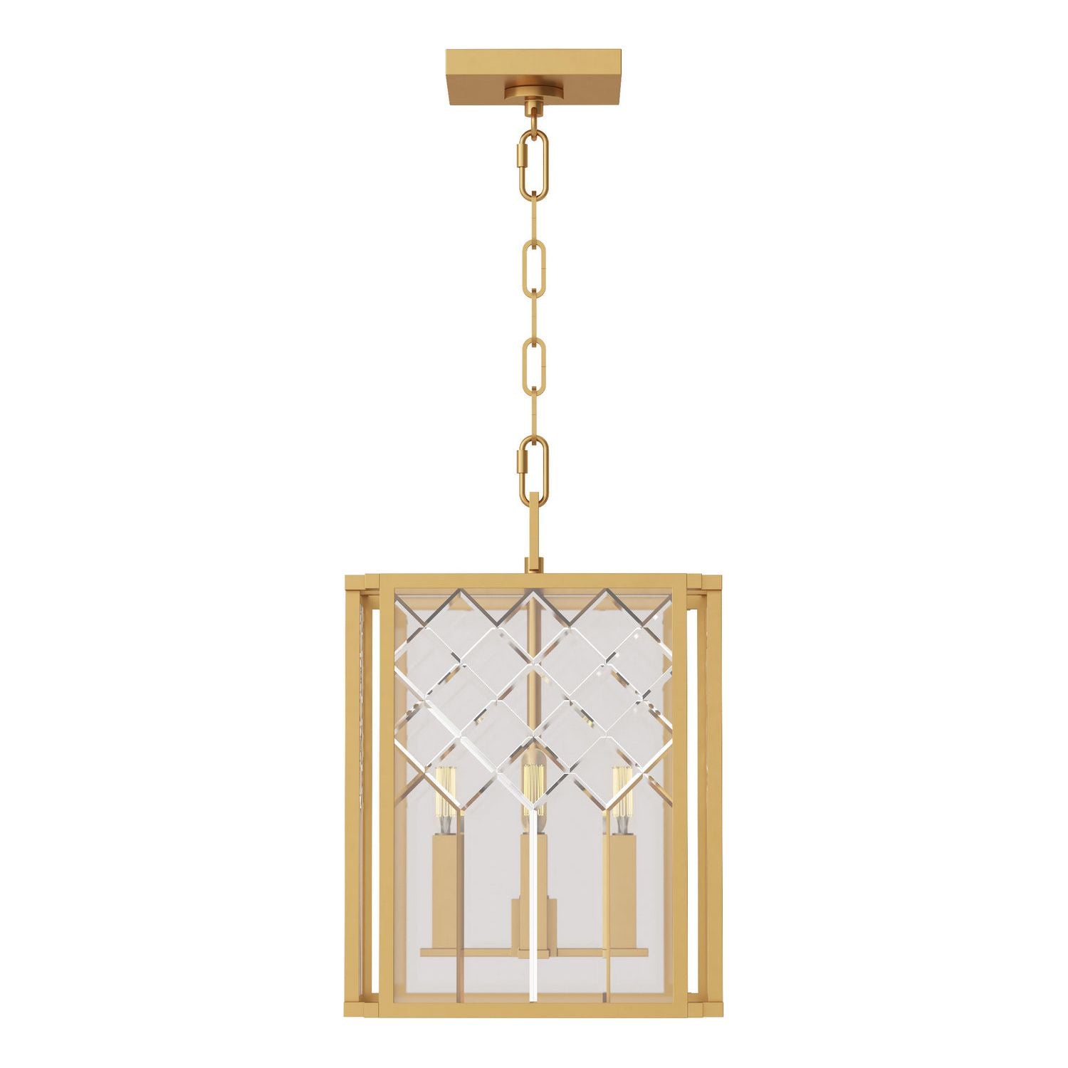 Visual Comfort Studio Canada - AC1134BBS - Four Light Pendant - Erro - Burnished Brass