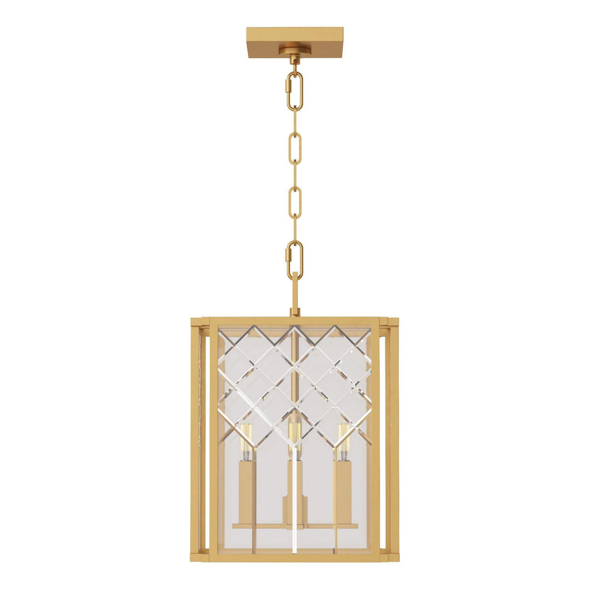 Visual Comfort Studio Canada - AC1134BBS - Four Light Pendant - Erro - Burnished Brass