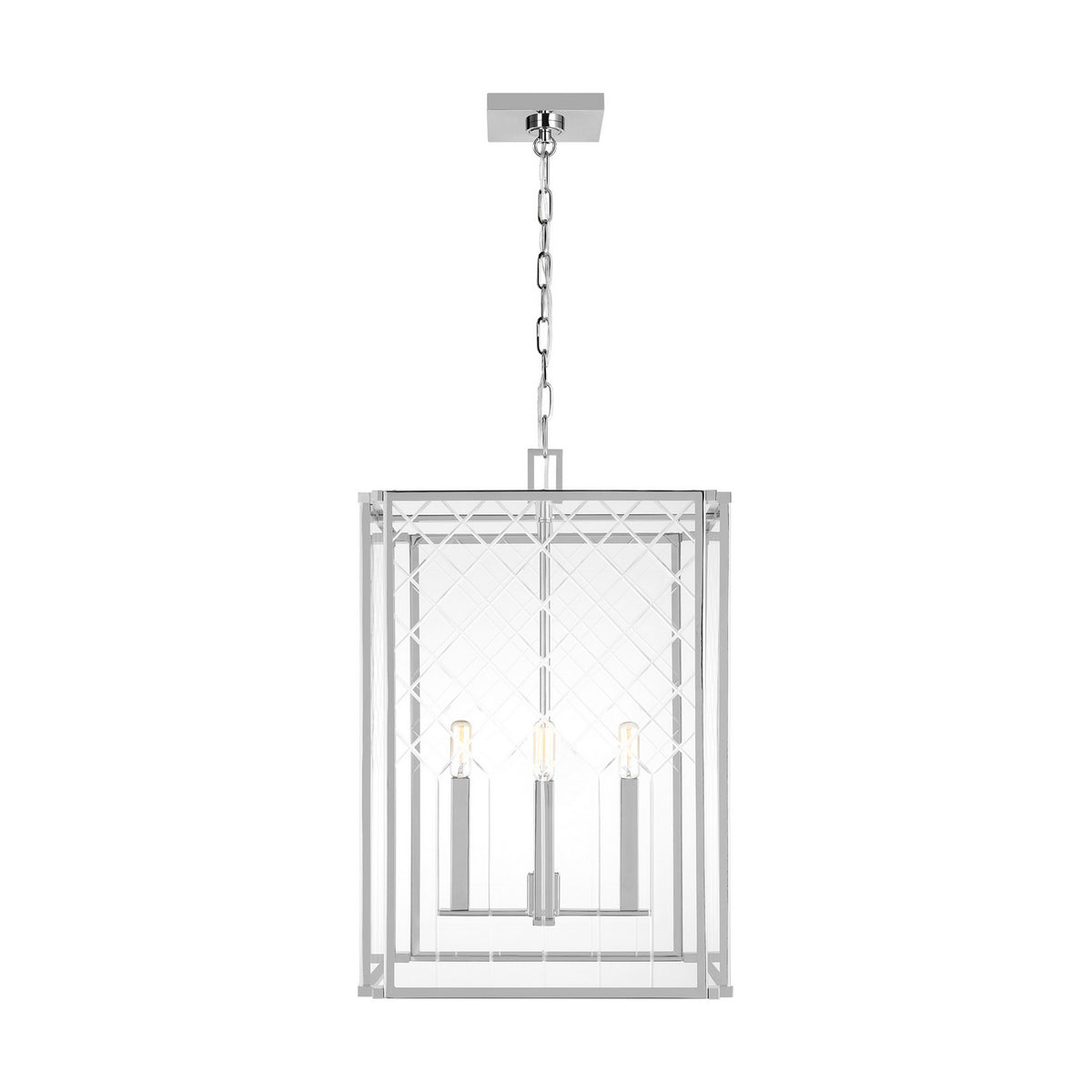 Visual Comfort Studio Canada - AC1144PN - Four Light Pendant - Erro - Polished Nickel