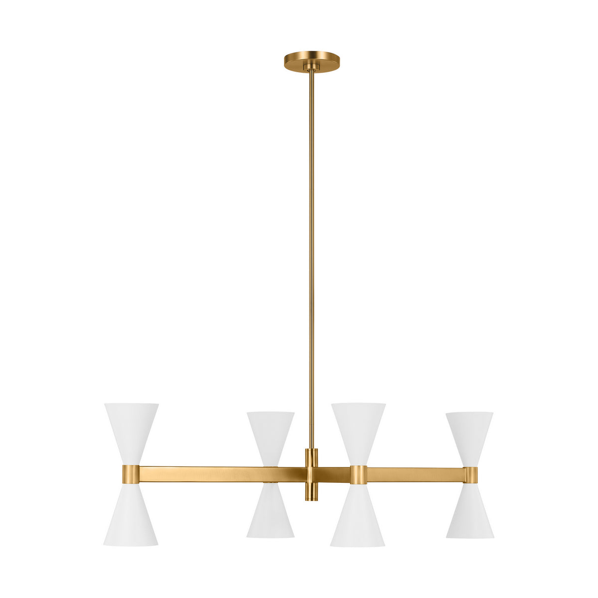 Visual Comfort Studio Canada - AEC1068MWT - Eight Light Chandelier - Albertine - Matte White