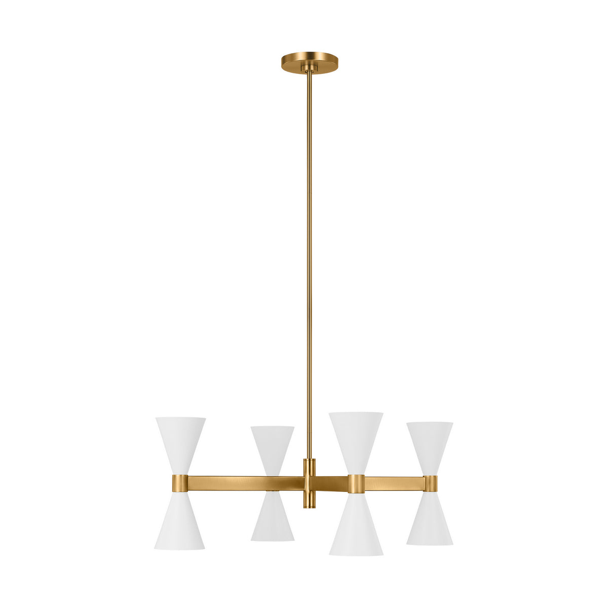 Visual Comfort Studio Canada - AEC1078MWT - Eight Light Chandelier - Albertine - Matte White