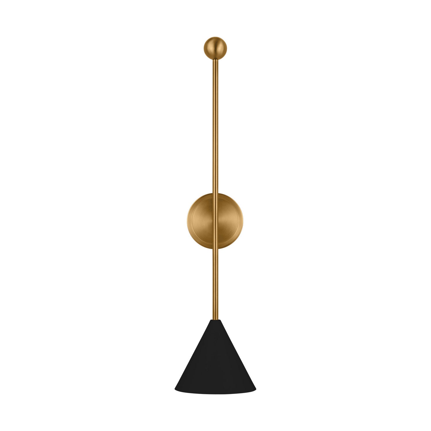 Visual Comfort Studio Canada - AEW1041MBKBBS - One Light Bath Fixture - Cosmo - Midnight Black and Burnished Brass