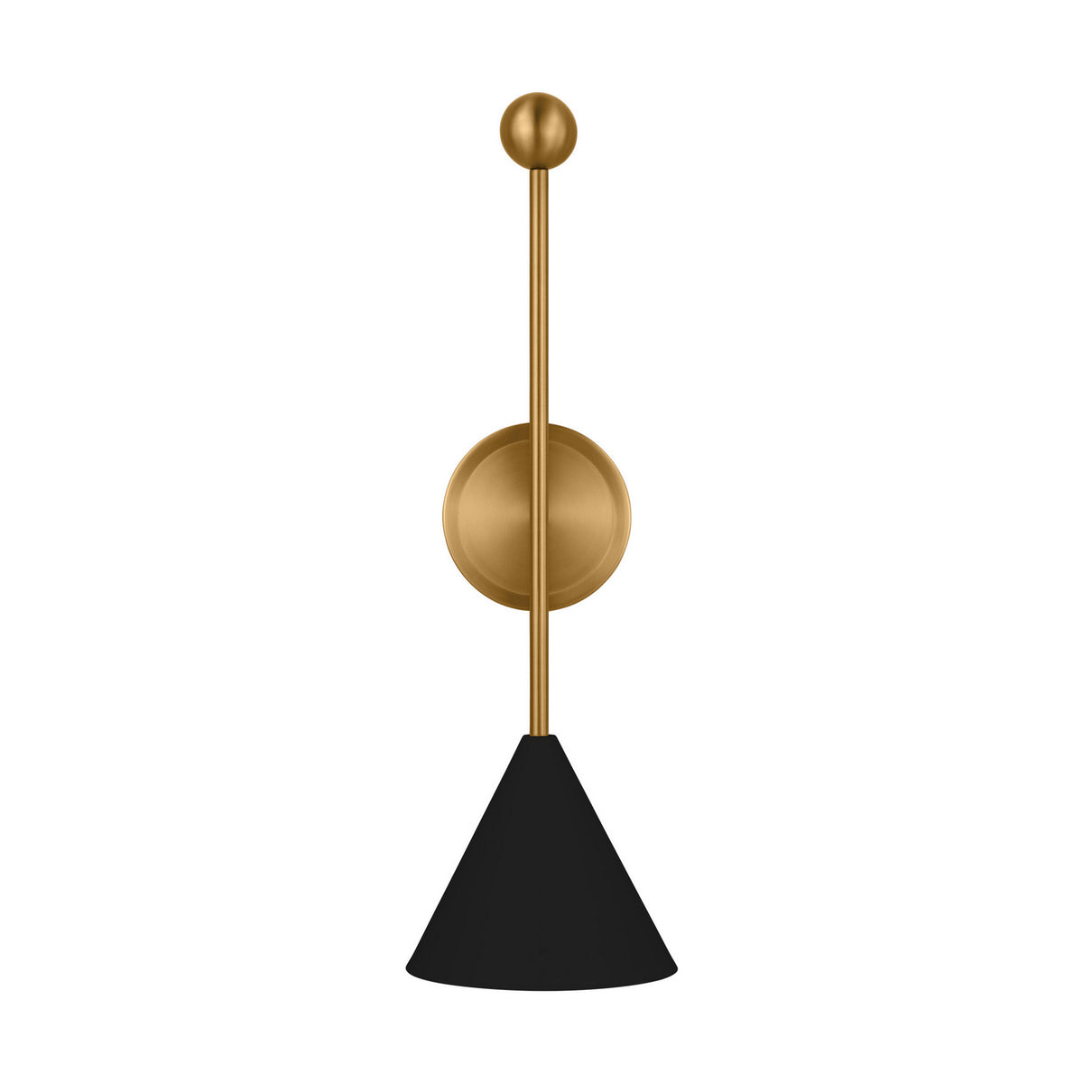 Visual Comfort Studio Canada - AEW1051MBKBBS - One Light Bath Fixture - Cosmo - Midnight Black and Burnished Brass