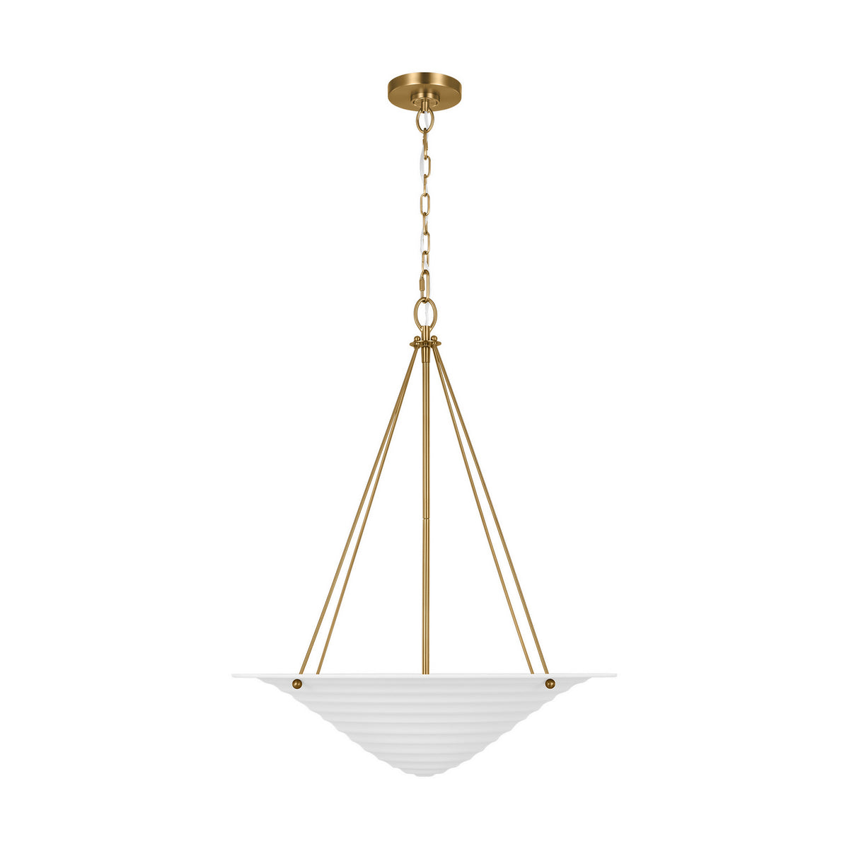 Visual Comfort Studio Canada - AP1224TXW - Four Light Pendant - Dosinia - Textured White