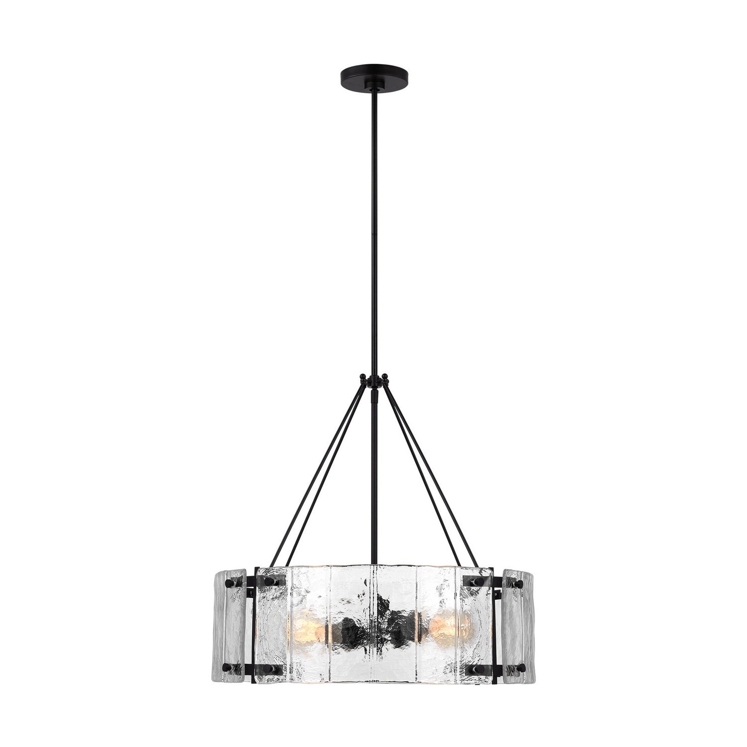 Visual Comfort Studio Canada - AP1234AI - Four Light Chandelier - Calvert - Aged Iron