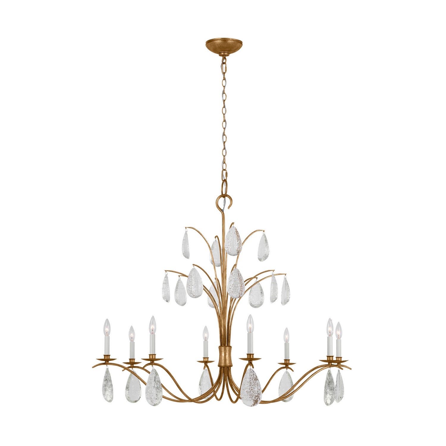 Visual Comfort Studio Canada - CC1598ADB - Eight Light Chandelier - Shannon - Antique Gild