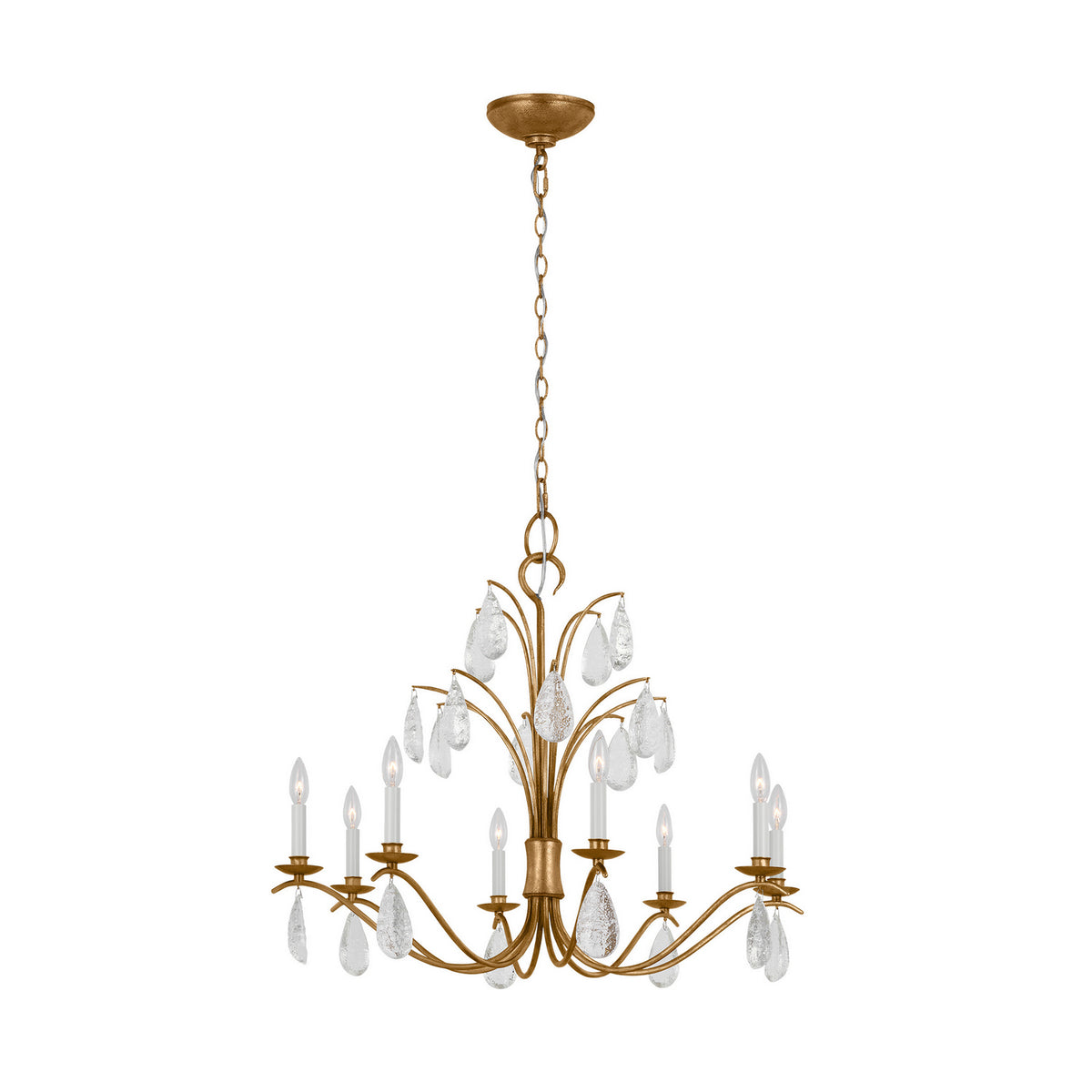 Visual Comfort Studio Canada - CC1608ADB - Eight Light Chandelier - Shannon - Antique Gild