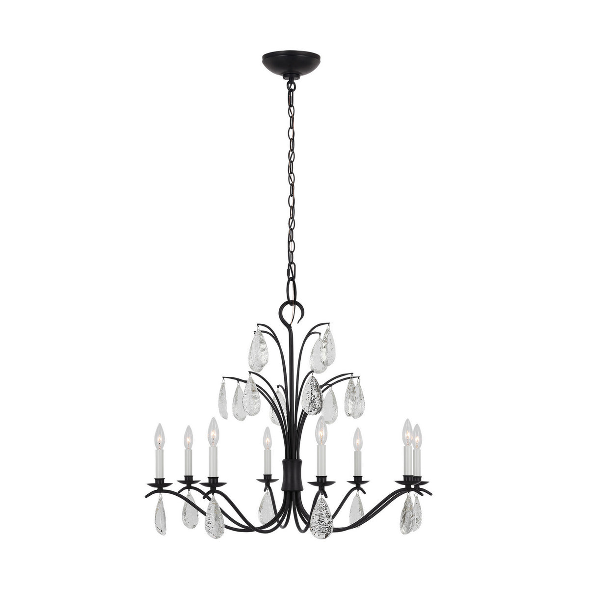 Visual Comfort Studio Canada - CC1608AI - Eight Light Chandelier - Shannon - Aged Iron