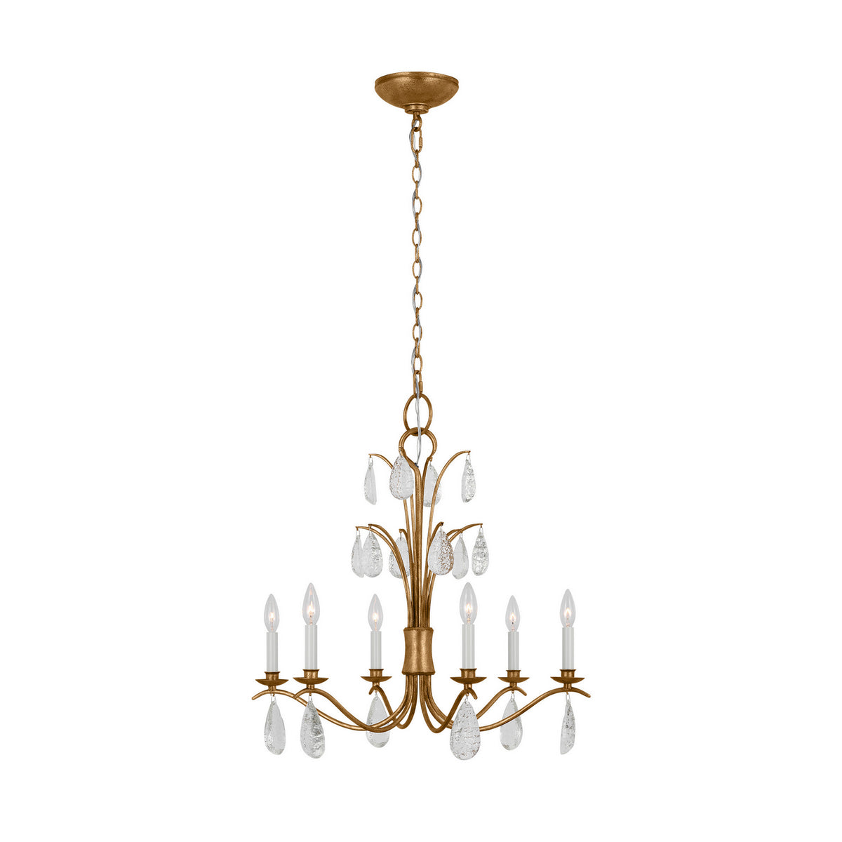 Visual Comfort Studio Canada - CC1616ADB - Six Light Chandelier - Shannon - Antique Gild