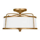 Visual Comfort Studio Canada - CF1102ADB - Two Light Semi-Flush Mount - Stonington - Antique Gild