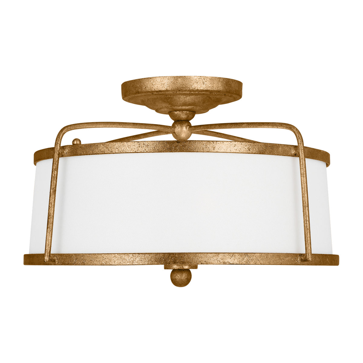 Visual Comfort Studio Canada - CF1102ADB - Two Light Semi-Flush Mount - Stonington - Antique Gild