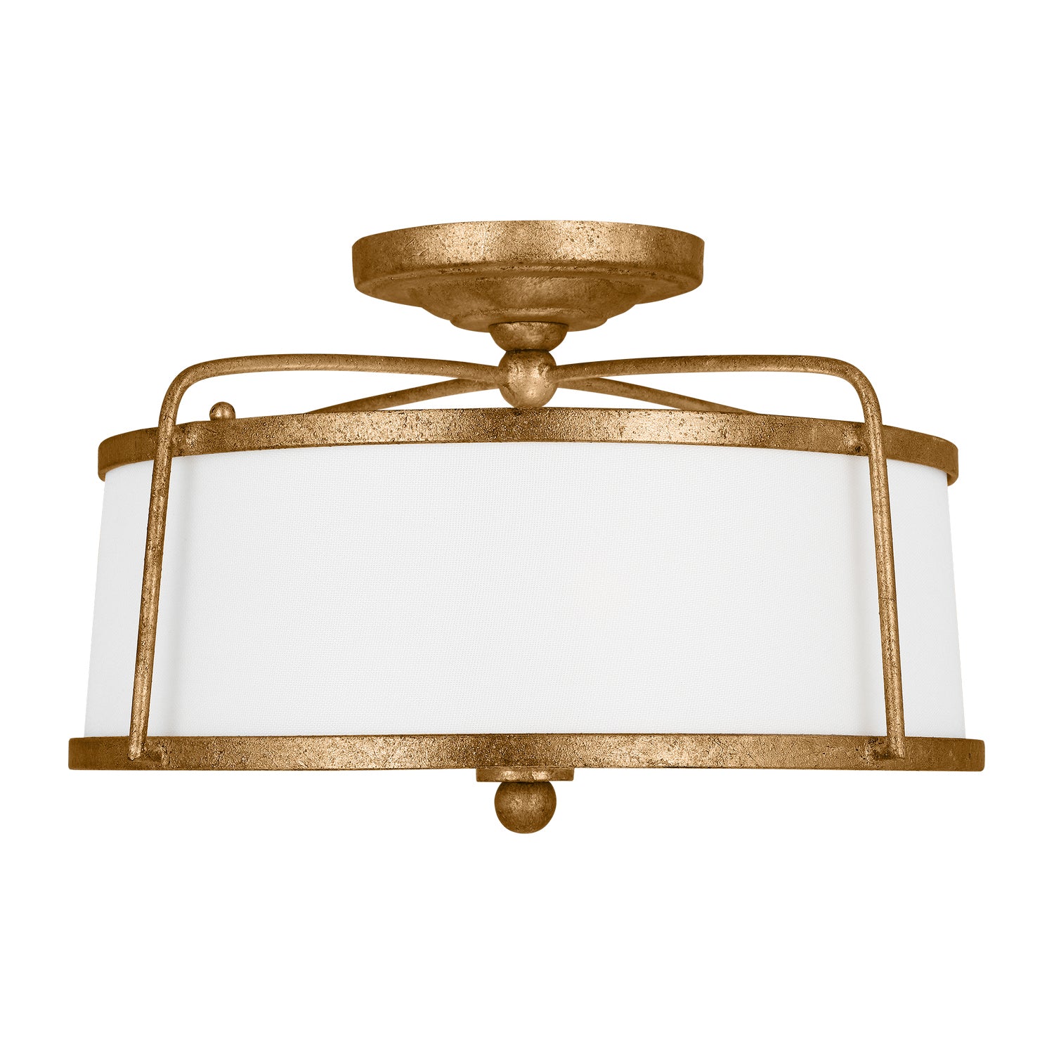 Visual Comfort Studio Canada - CF1102ADB - Two Light Semi-Flush Mount - Stonington - Antique Gild