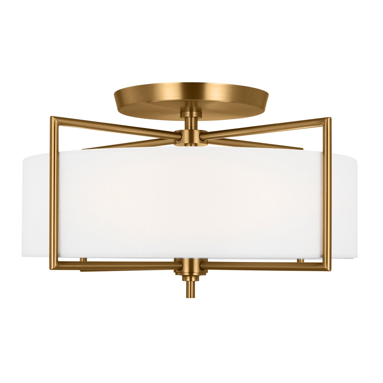 Visual Comfort Studio Canada - CF1113BBS - Three Light Semi-Flush Mount - Perno - Burnished Brass