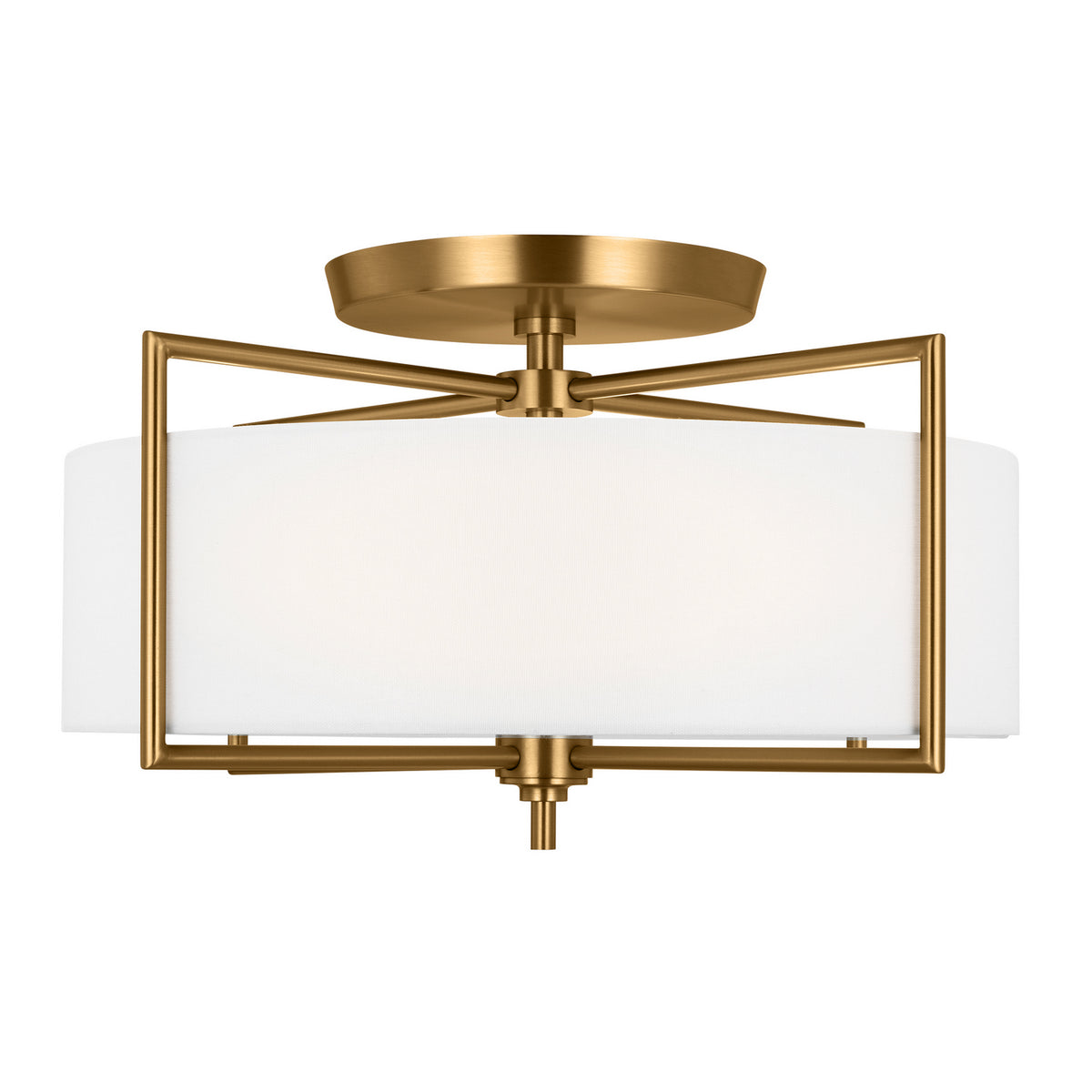 Visual Comfort Studio Canada - CF1113BBS - Three Light Semi-Flush Mount - Perno - Burnished Brass