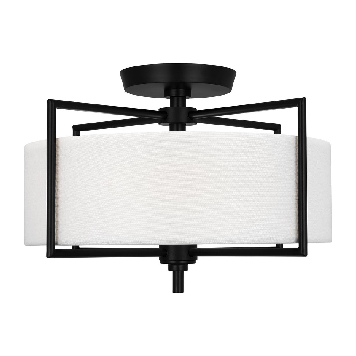 Visual Comfort Studio Canada - CF1122AI - Two Light Semi-Flush Mount - Perno - Aged Iron