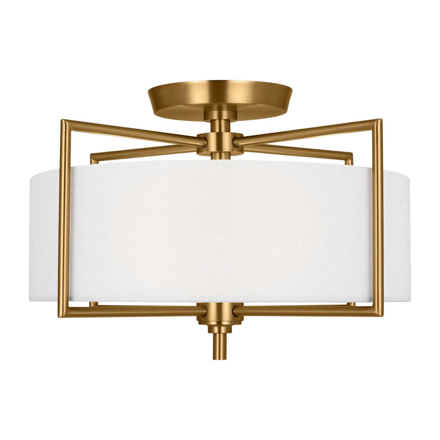 Visual Comfort Studio Canada - CF1122BBS - Two Light Semi-Flush Mount - Perno - Burnished Brass