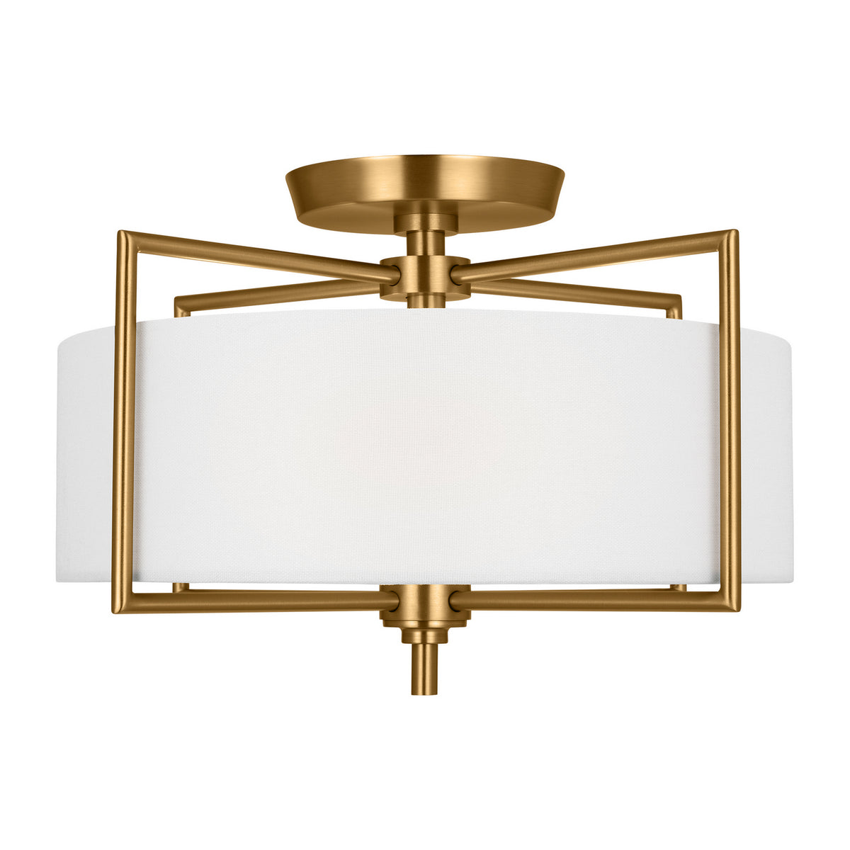 Visual Comfort Studio Canada - CF1122BBS - Two Light Semi-Flush Mount - Perno - Burnished Brass