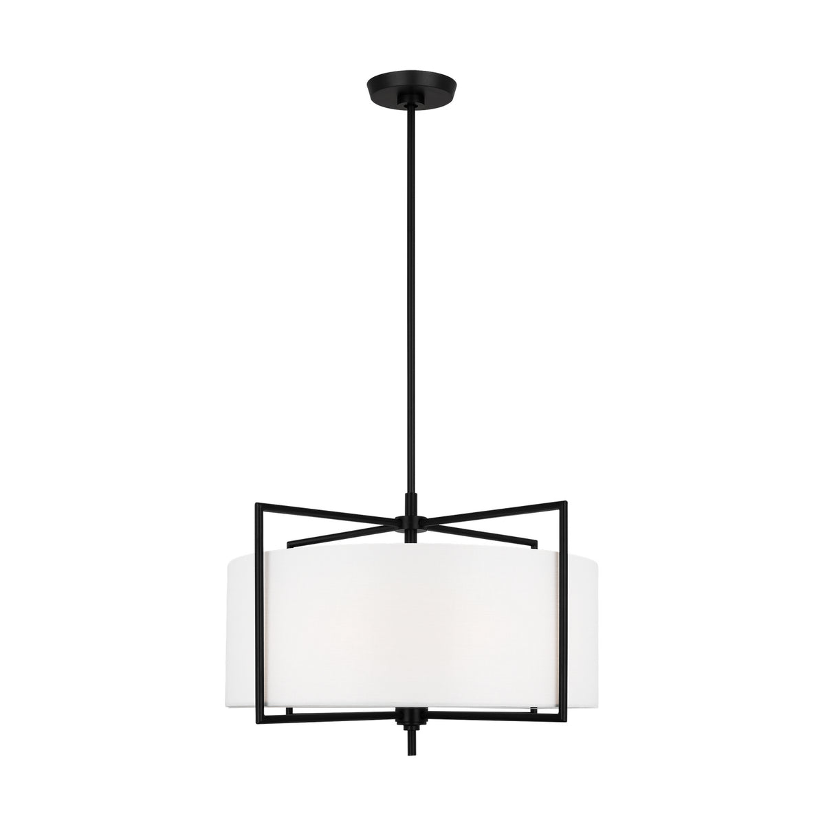Visual Comfort Studio Canada - CP1394AI - Four Light Pendant - Perno - Aged Iron