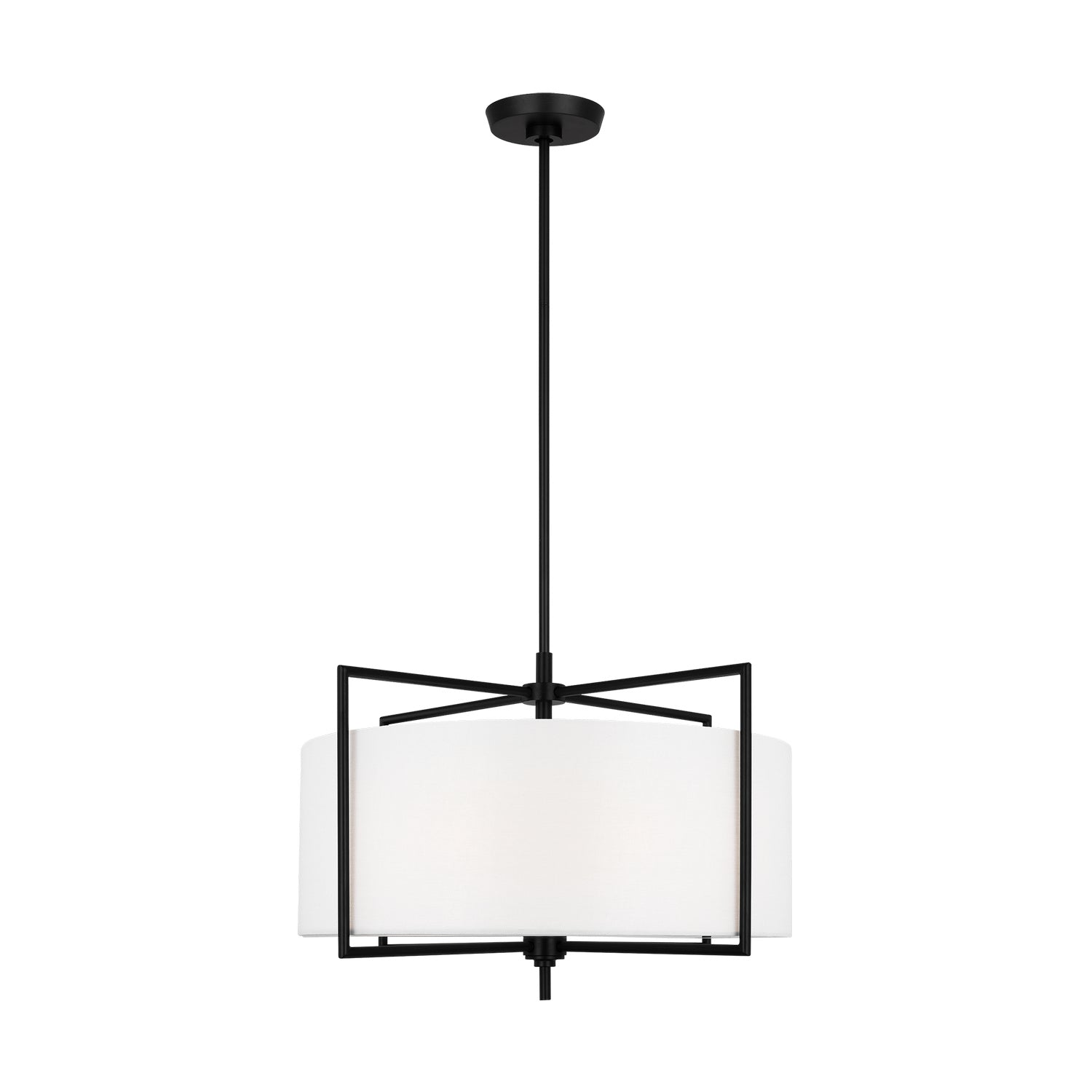 Visual Comfort Studio Canada - CP1394AI - Four Light Pendant - Perno - Aged Iron