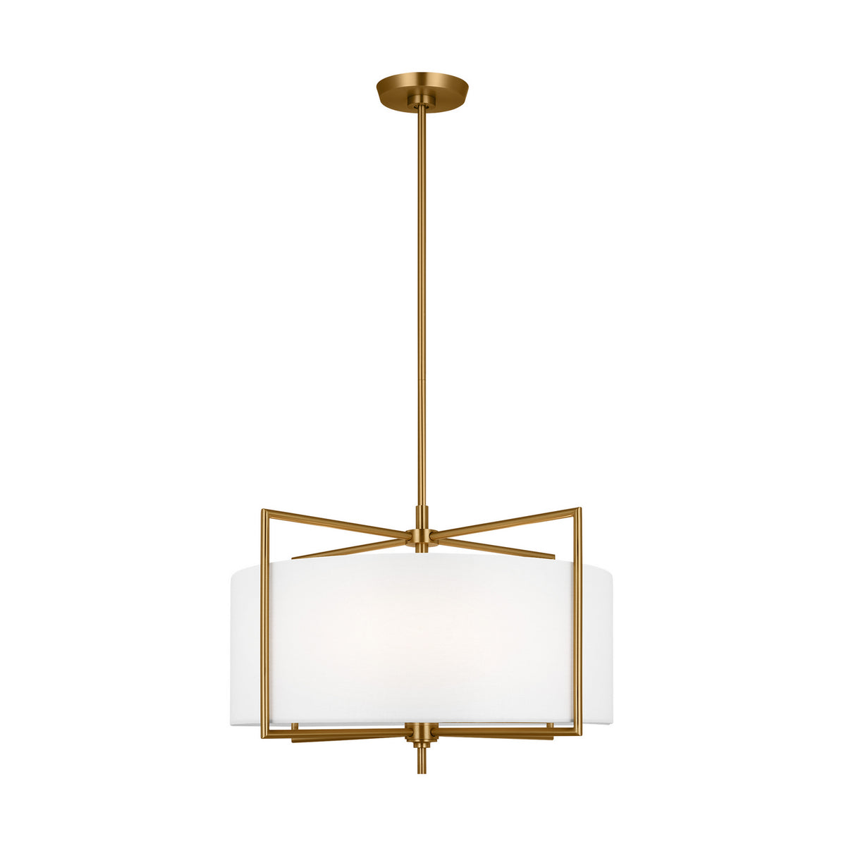 Visual Comfort Studio Canada - CP1394BBS - Four Light Pendant - Perno - Burnished Brass